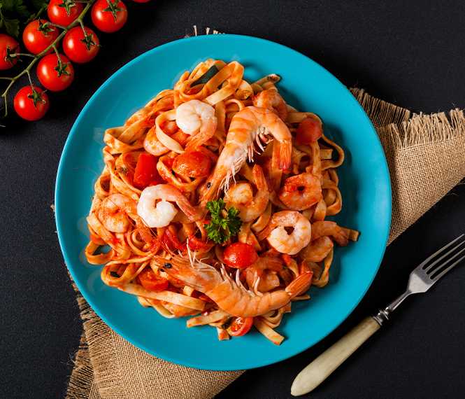 Savory Shrimp Spaghetti