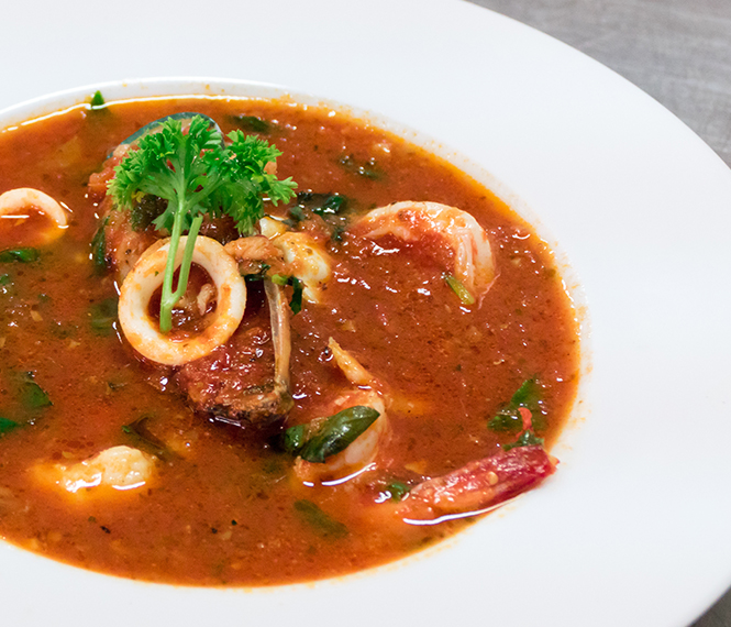 Shrimp & Calamari Soup
